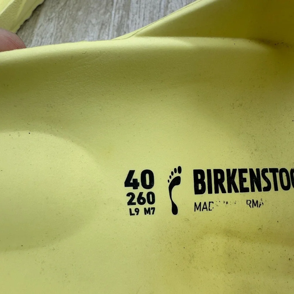 BIRKENSTOCK Arizona Essentials EVA Sandals 9‎ Slipper Popcorn Yellow